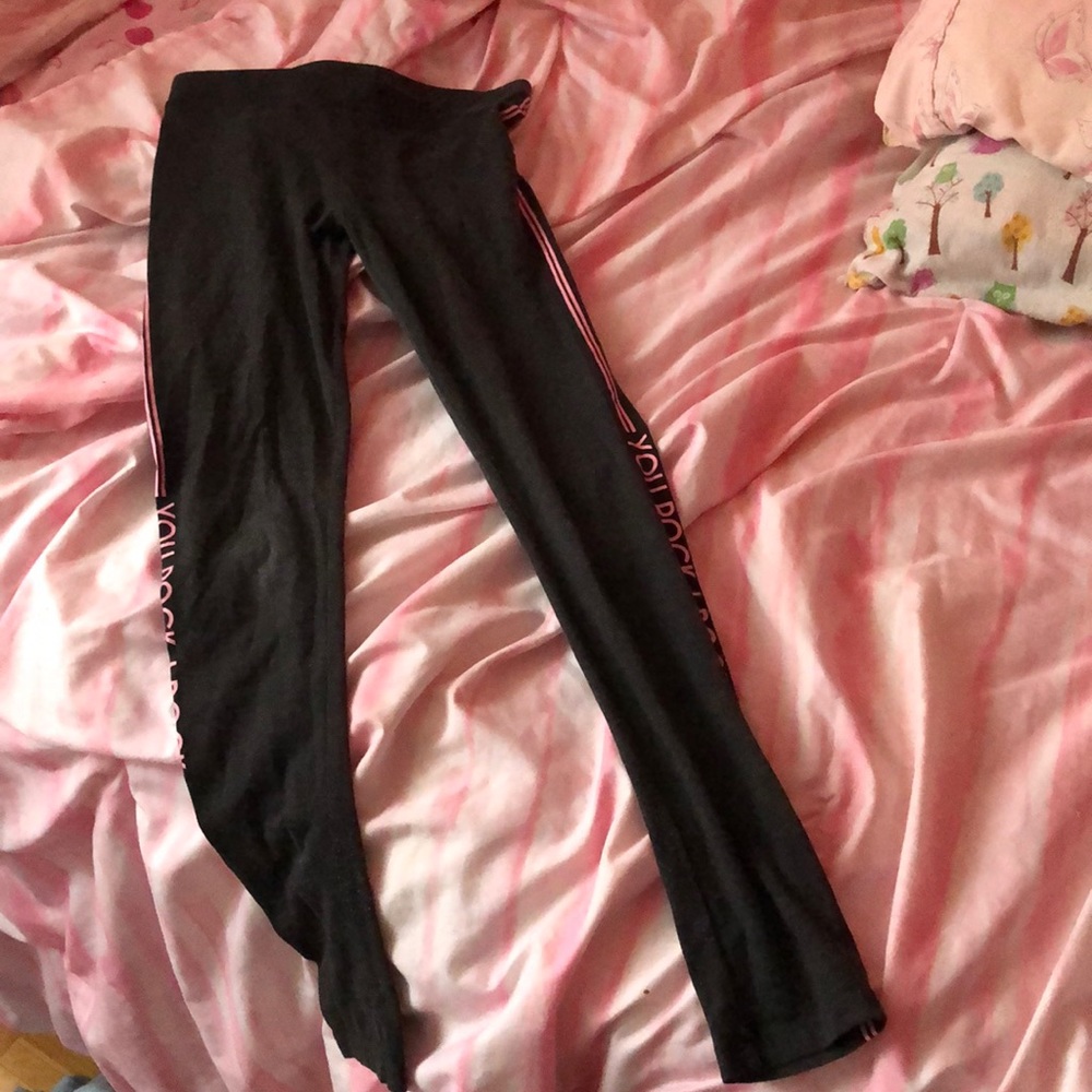 LEGGINGS YOU ROCK I ROCK STRIPED
